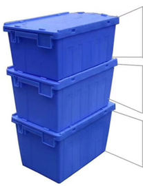 Kundengebundene Logo Printing Plastic Attached Lid-Behälter/pp. Tote Boxes