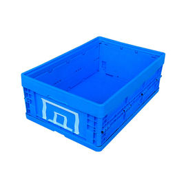 Stabile blaue zusammenklappbare Plastikbehälter/faltende Plastikkisten